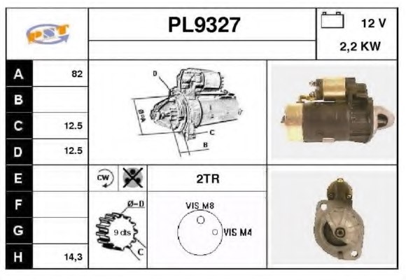 SNRA PL9327 Starter